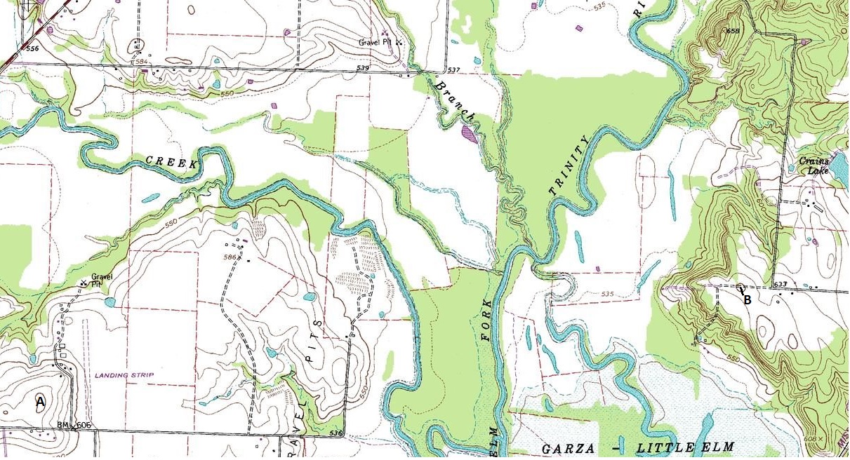 Elm Fork map